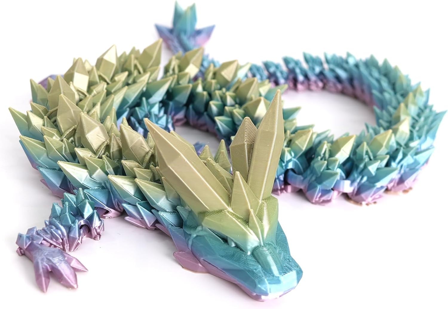 24 Inch 3D Printed Dragon Articulated Fidget Toy Fantasy Figure Gift