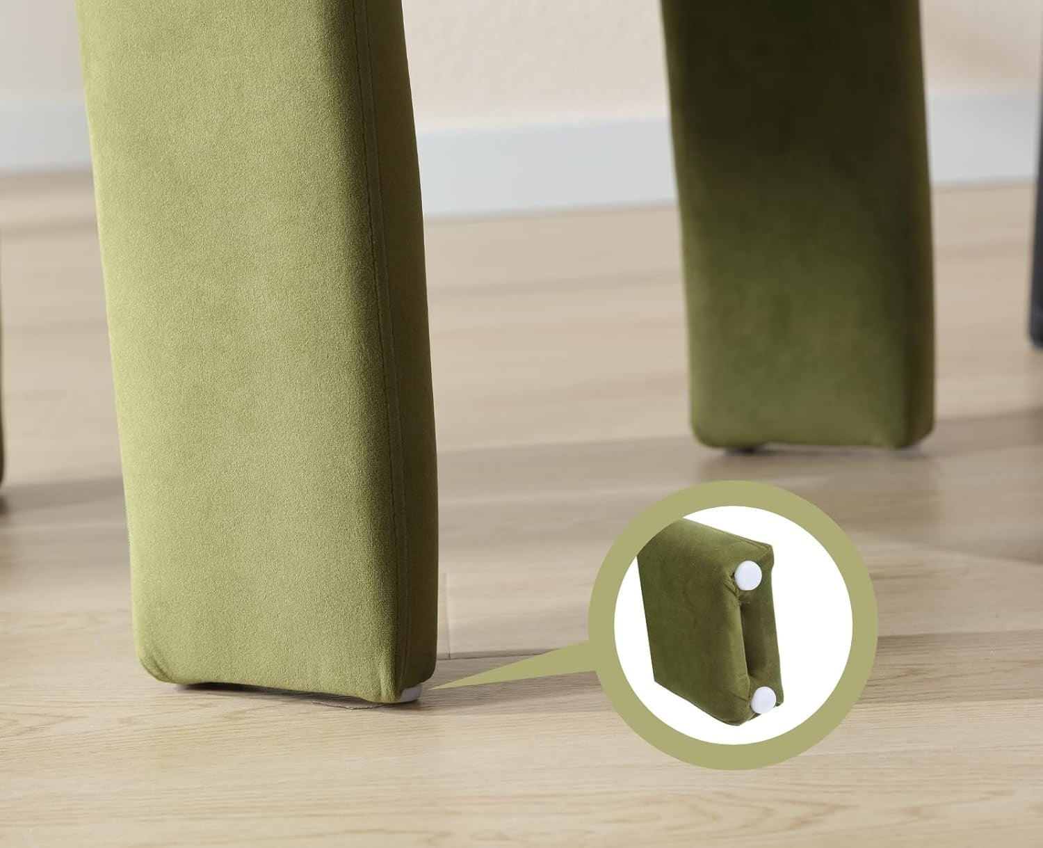 Green Velvet Accent Tub Chair Modern Armchair Vanity Seat