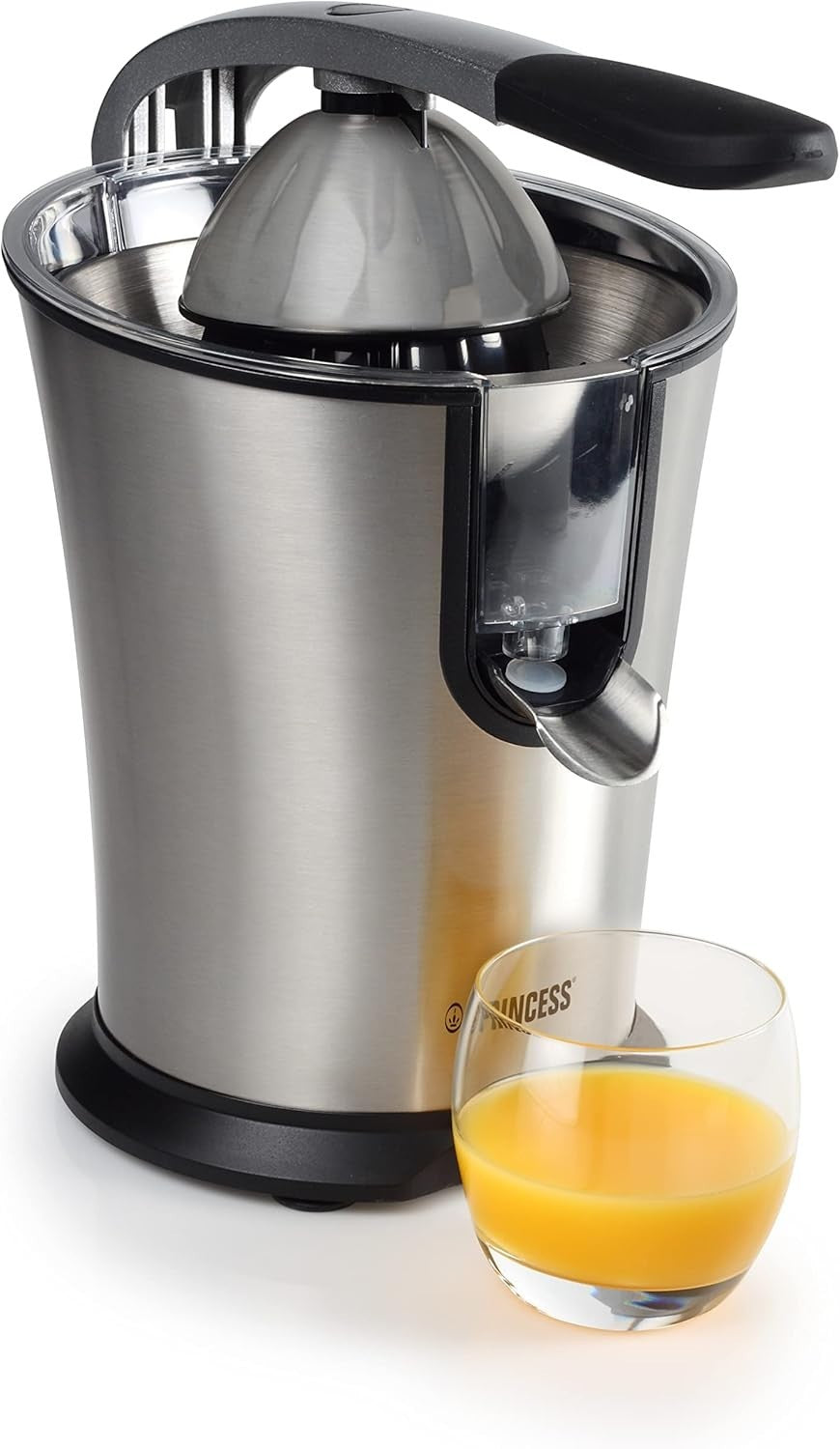 Electric Citrus Press Lever Juicer Stainless Steel Quiet Motor Drip Stop