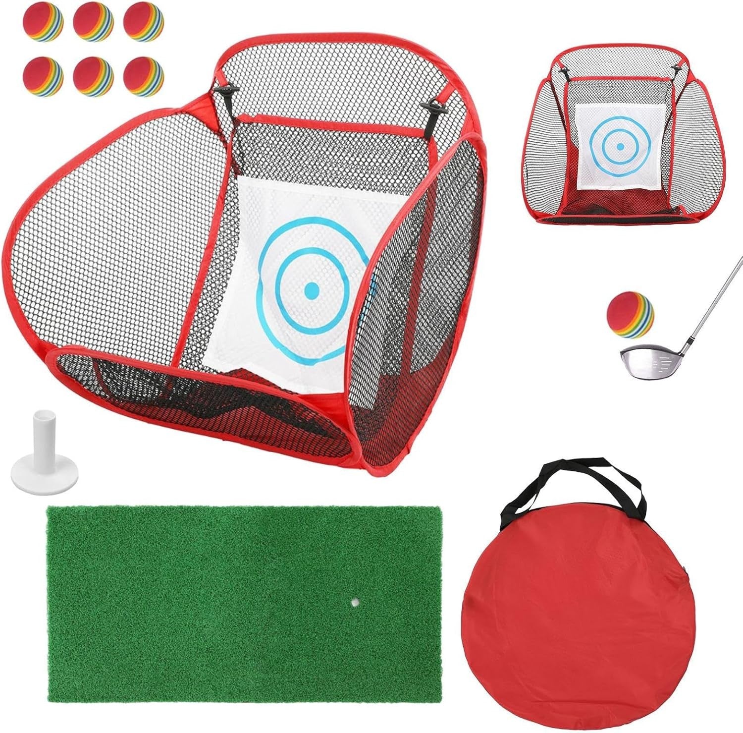Golf Chipping Net Portable Practice Target Indoor Outdoor