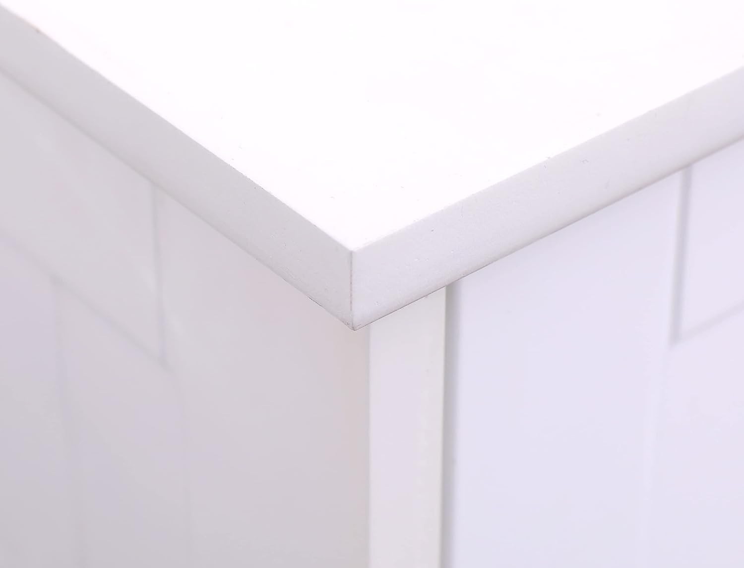 Under Sink Bathroom Cabinet 2 Door Storage Cupboard 60x29x60cm White