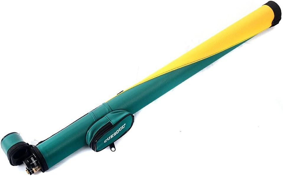 58in Maple Pool Cue 19oz 13mm Tip 1/2 Joint Balanced Cue Case Set