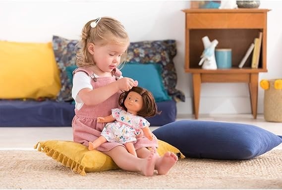 32cm Soft Baby Doll Floral Dress Vanilla Scent Cuddly First Doll Toddler