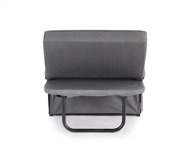 Dark Grey 1 Seater Ottoman Sofa Bed Chair Guest Sleeper Recliner