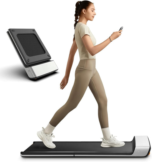 Compact Foldable Under Desk Treadmill 6km/h Home Office Walking Pad