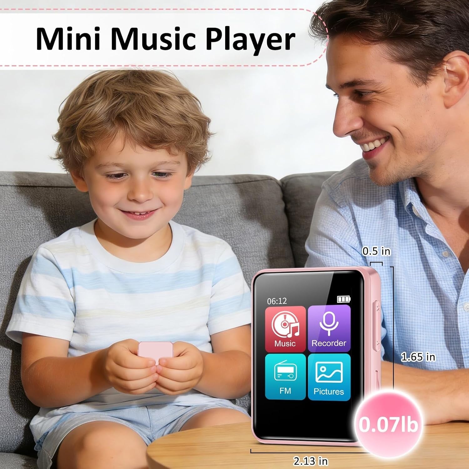 32GB MP3 Player Bluetooth 1.8" Touch FM Radio Recorder