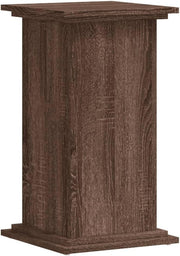 Brown Oak Wood Plant Stand 60cm Indoor Display Pedestal Table Modern Home Decor