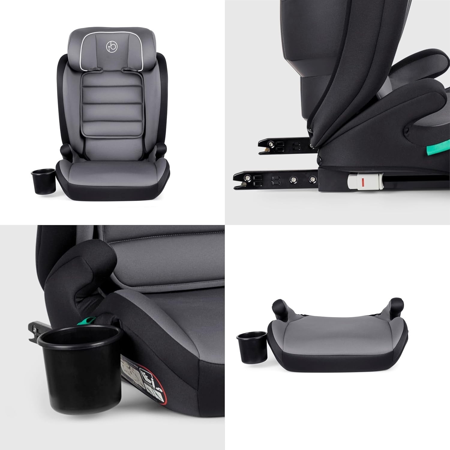 i-Size ISOFIX High Back Booster Seat 100–150cm Group 2/3 Kids Car Seat
