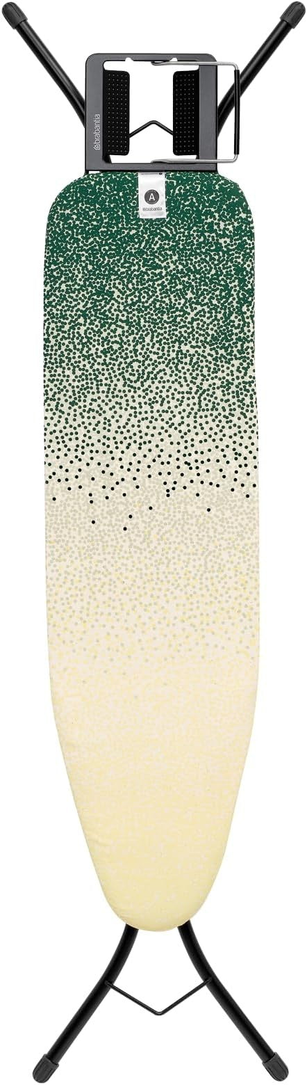 Compact Ironing Board 110x30cm Adjustable Height Foldable Non-Slip