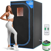 Portable Steam Sauna Tent – Infrared Home Sauna with Timer, Remote & Chair