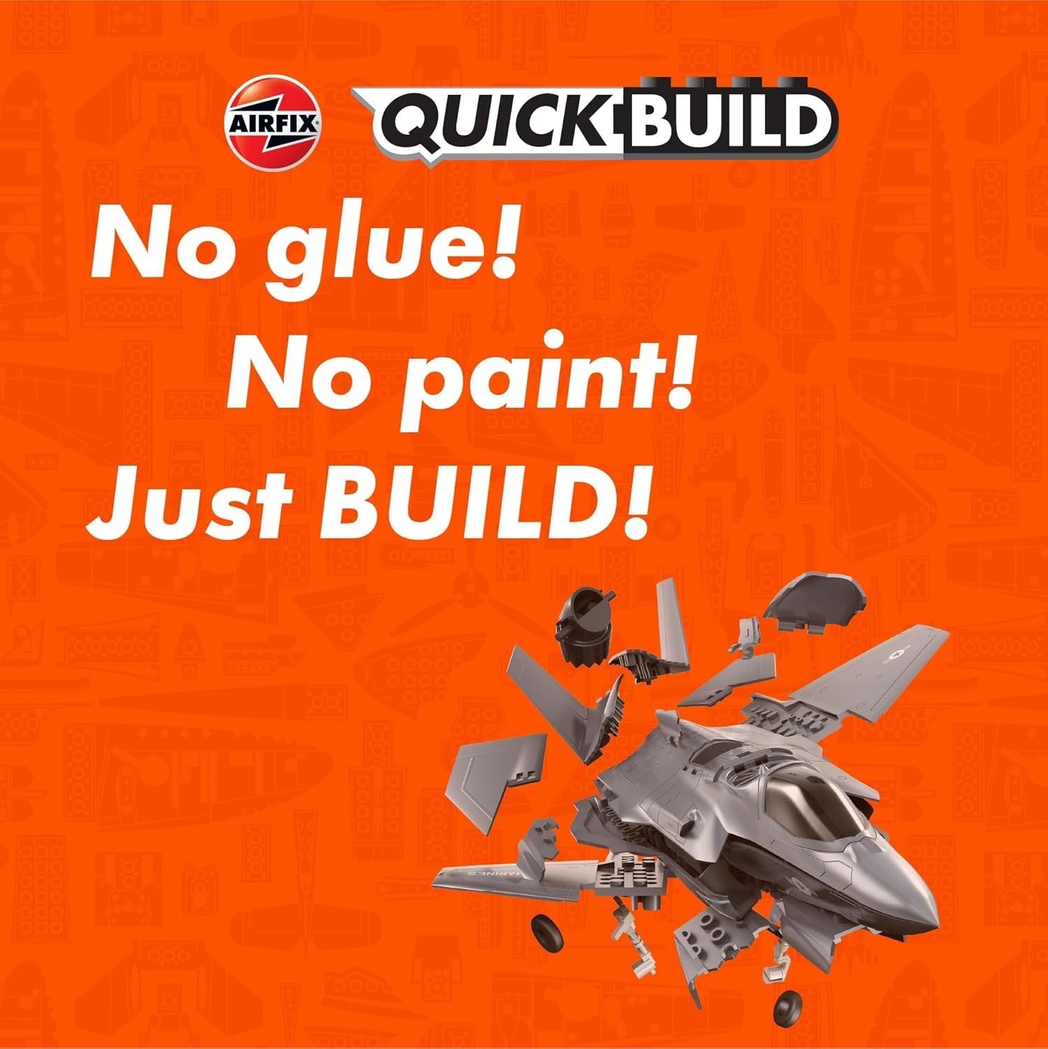 F-35B Lightning II Model Kit for Kids 6+ | Easy Snap-Together Jet Toy