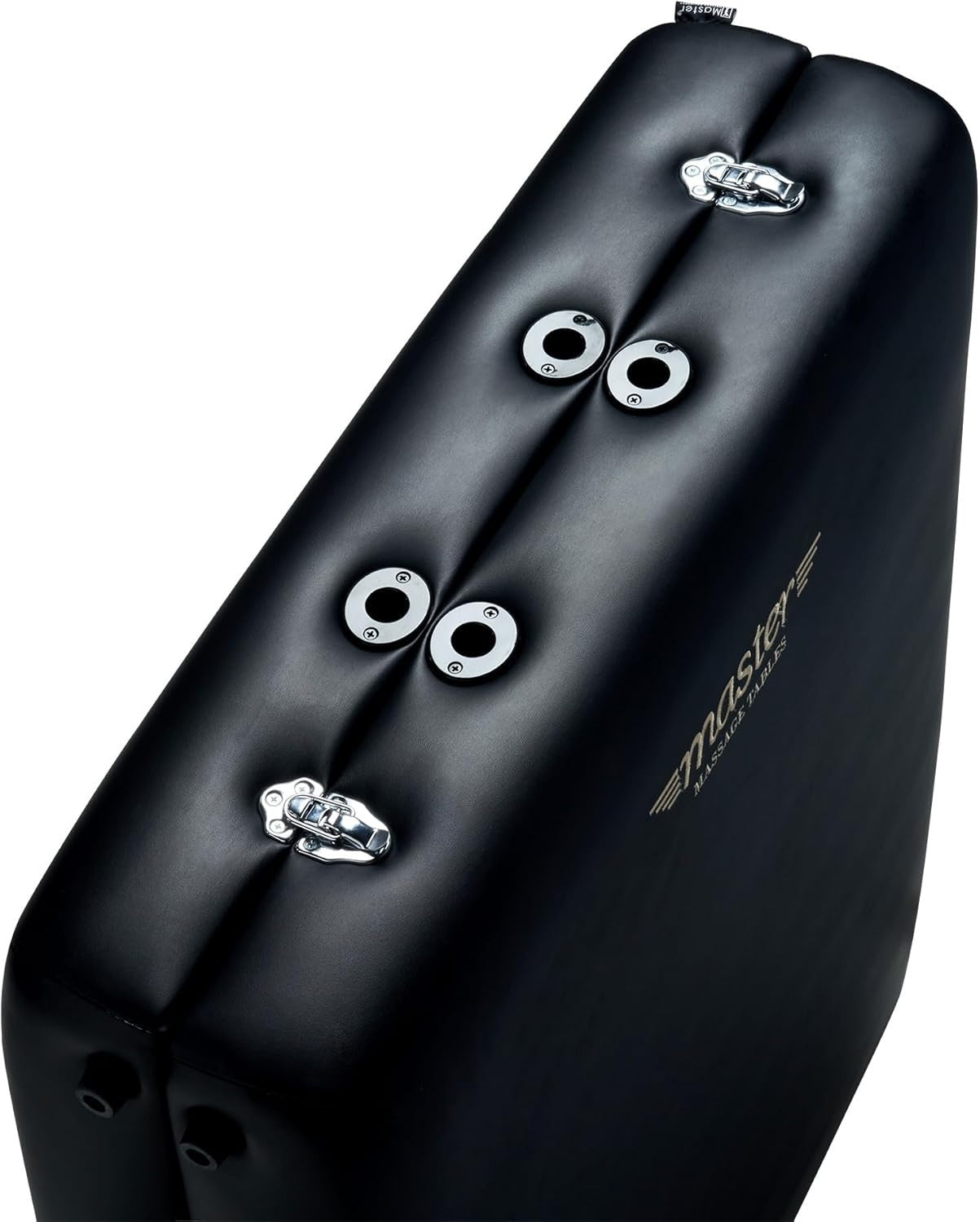79cm Heated Portable Massage Table Memory Foam Folding Spa Beauty Bed Black