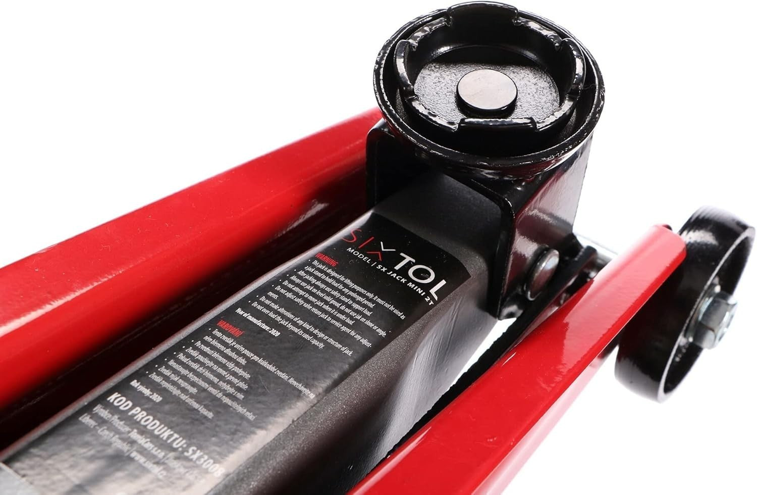 2 Ton Low Profile Hydraulic Trolley Jack 135–335mm Compact Mobile Car Lift Red