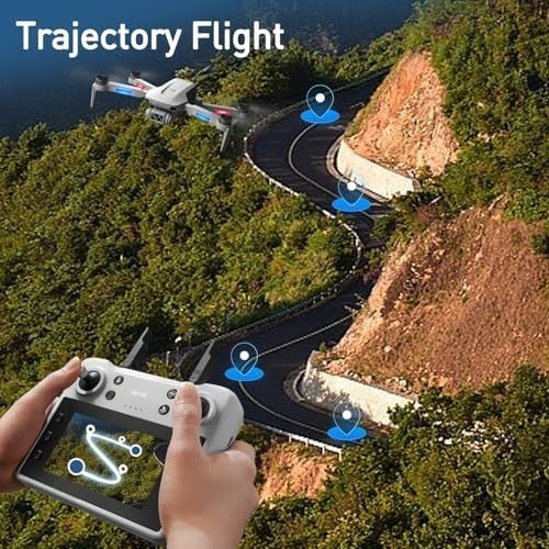 Foldable GPS Drone with Dual HD Cameras, Brushless Motor, Follow Mode
