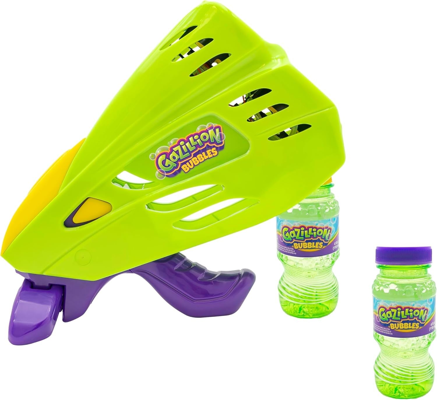 Rechargeable 2 in 1 Bubble Gun Wand LED Light Kids Toy