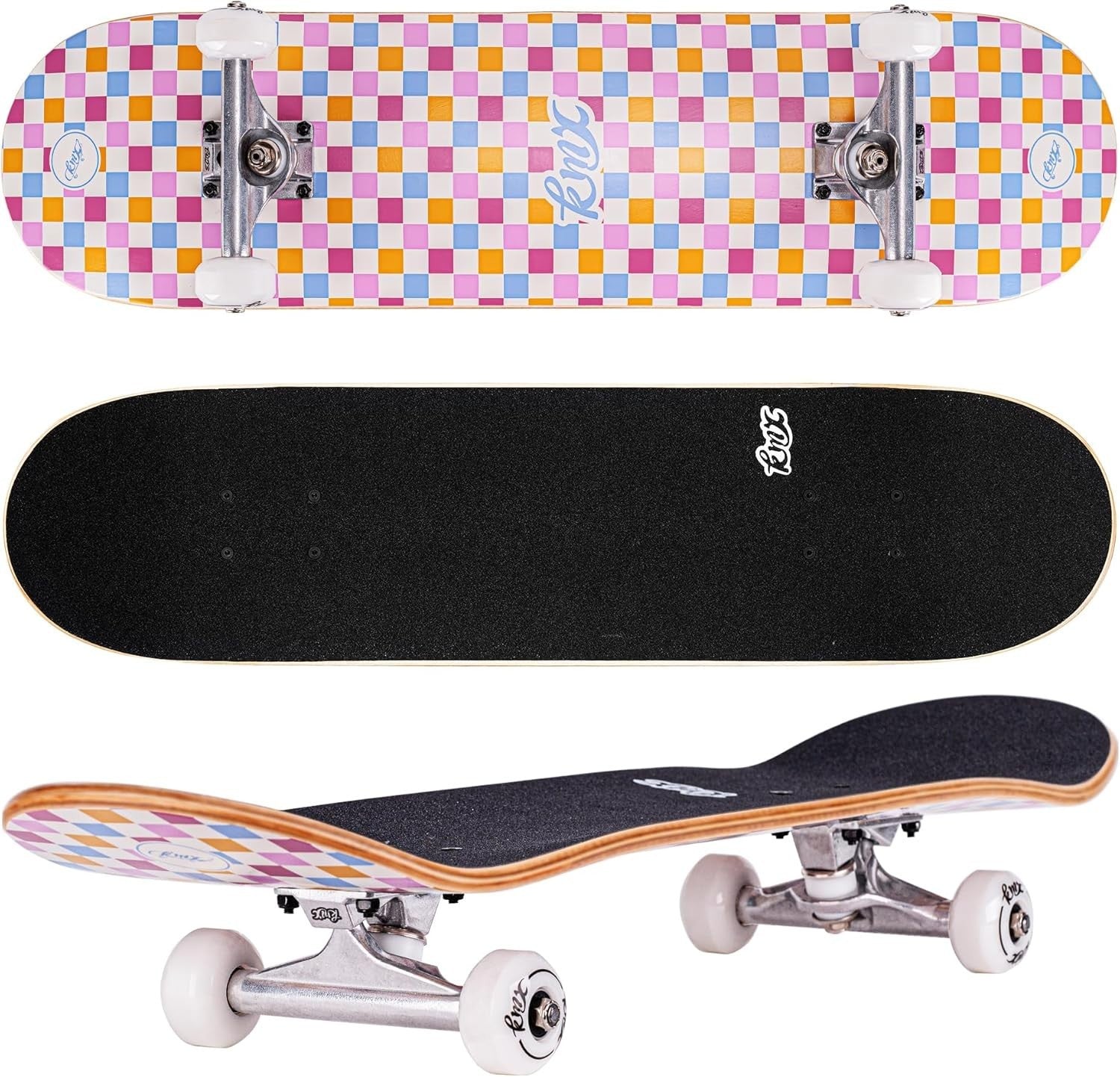 31in Maple Trick Skateboard ABEC-9 Bearings 52mm Wheels Complete
