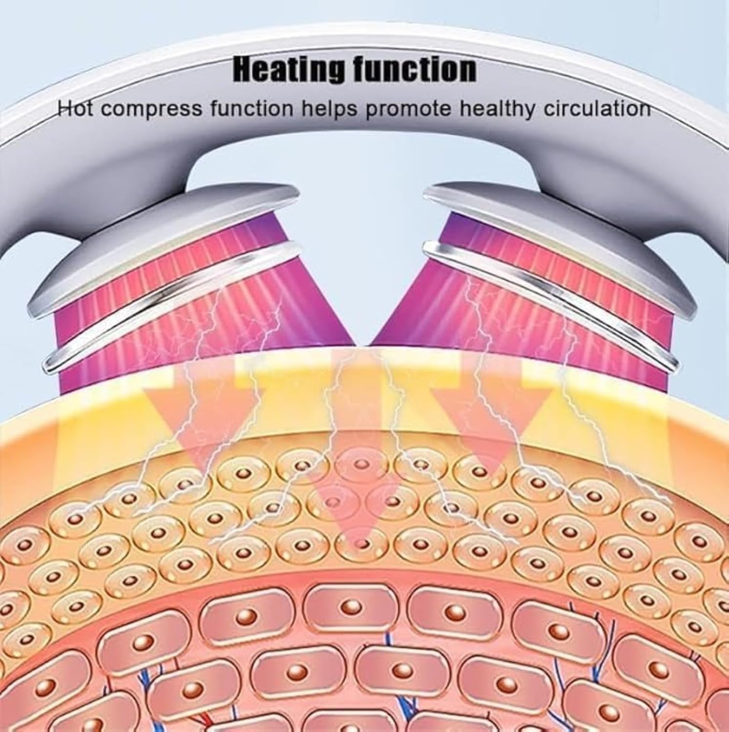 Heated Neck Massager Deep Tissue Shoulder Pain Relief 10 Modes 16 Levels