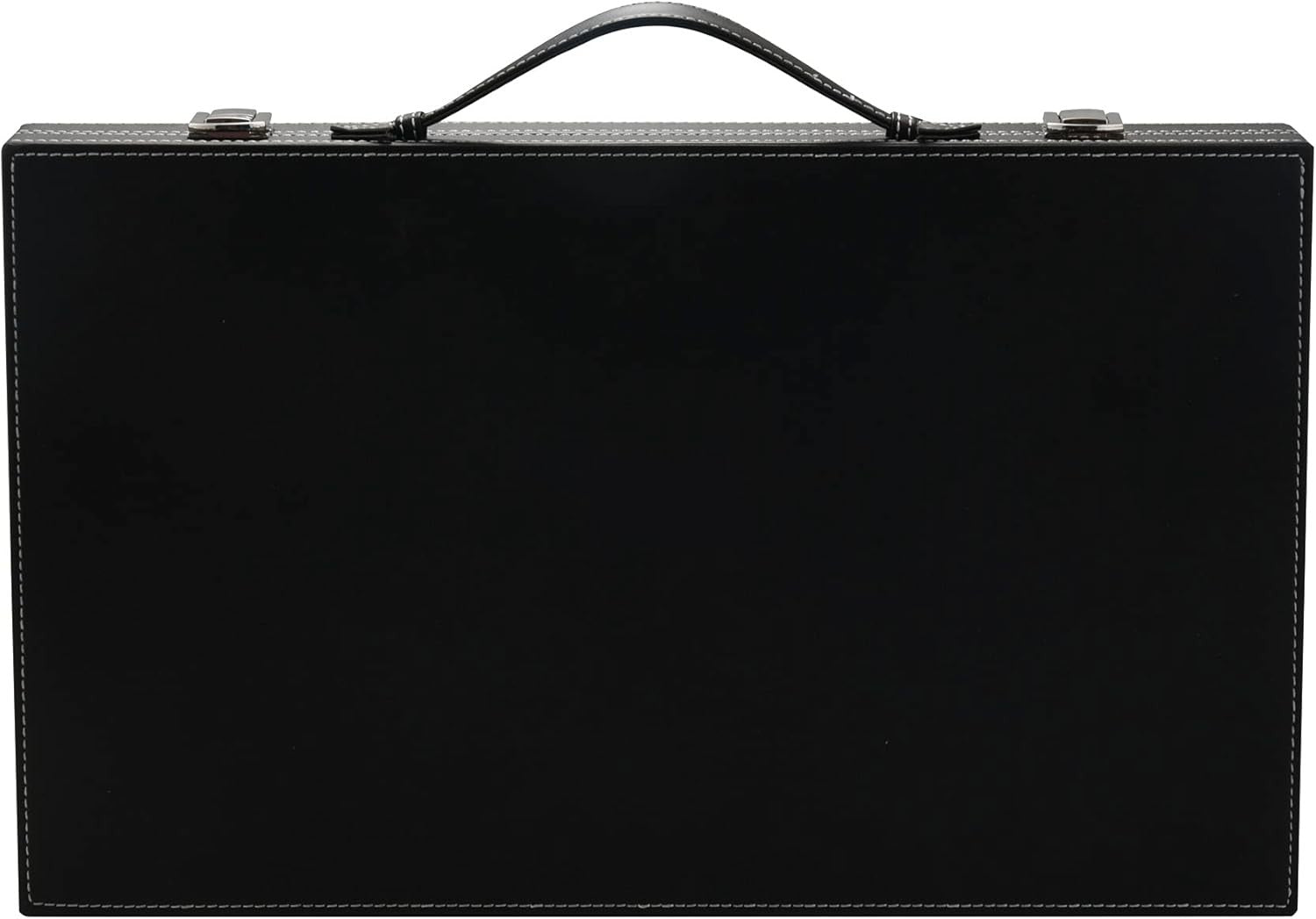 Backgammon Travel Set 14.75 Inch Folding Board with Case Dice Cups