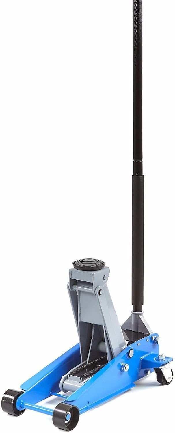 3 Ton Hydraulic Trolley Jack Dual Piston 120–460mm Heavy Duty Car Lift Alloy