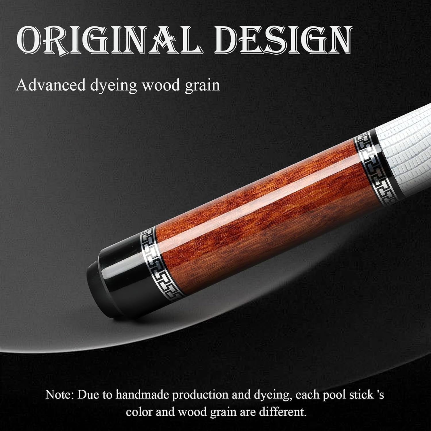 58in Pool Cue 13mm Tip Canadian Maple 20oz With Extension Case & Glove
