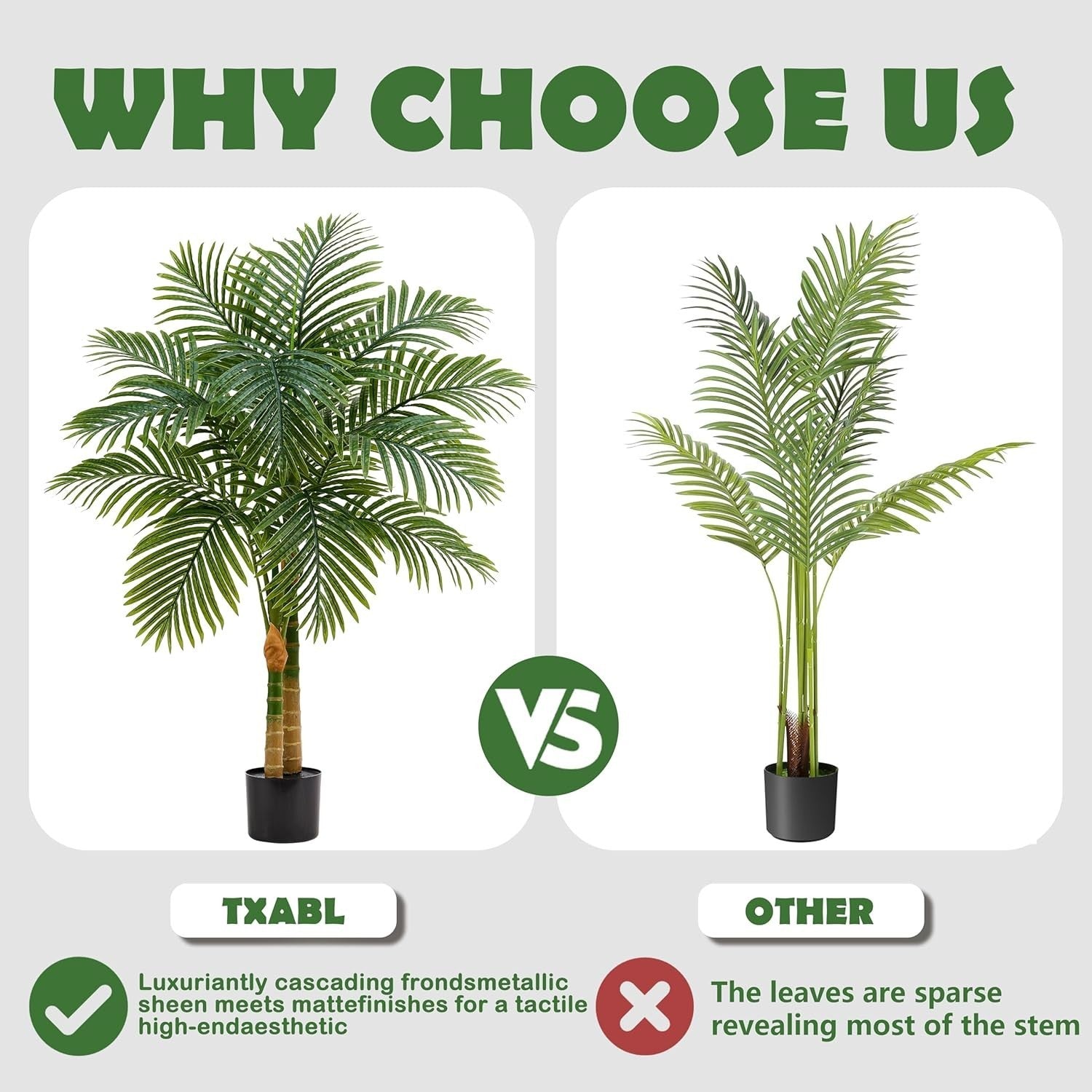 120cm Artificial Palm Tree in Pot Tropical Green Lifelike Indoor Home Decoration