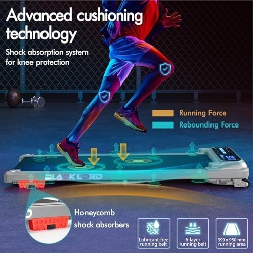 Compact 4-in-1 Walking Treadmill 3HP Home Fitness Under Desk Portable