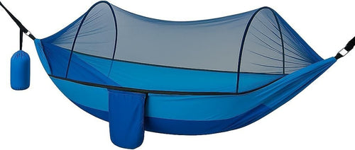Portable Camping Hammock with Mosquito Net & Tree Straps 260x140 cm Lightweight