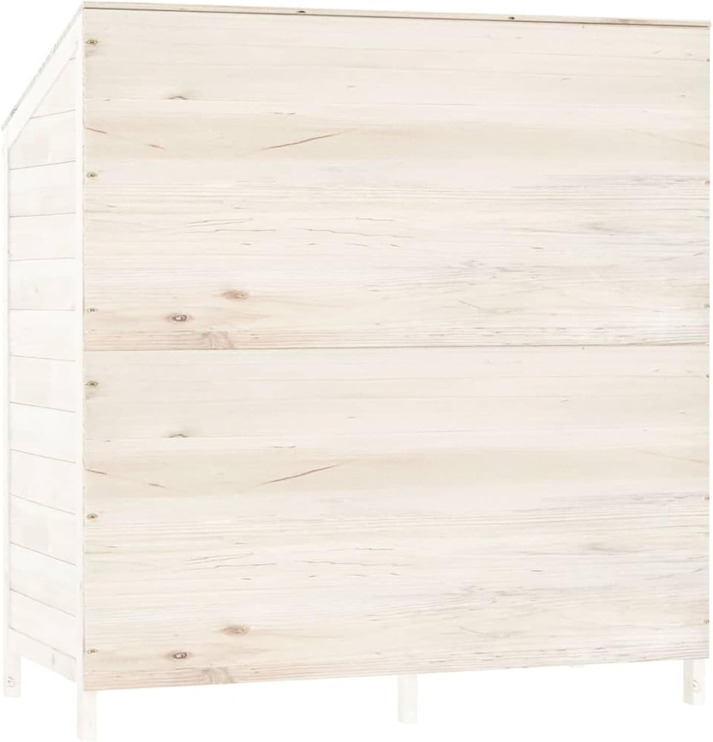 Outdoor Wooden Garden Shed 102x52x112cm Storage Box Weather-Resistant