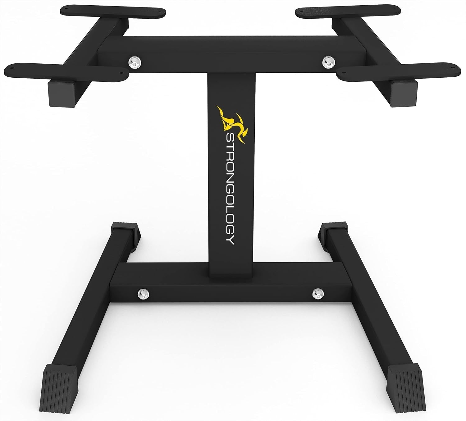 Heavy Duty Adjustable Dumbbell Stand Steel Weights Rack Space Saver Home Gym
