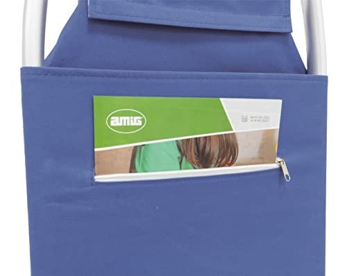 Insulated Shopping Trolley 50L Lightweight 2 Wheel Grocery Cart Foldable