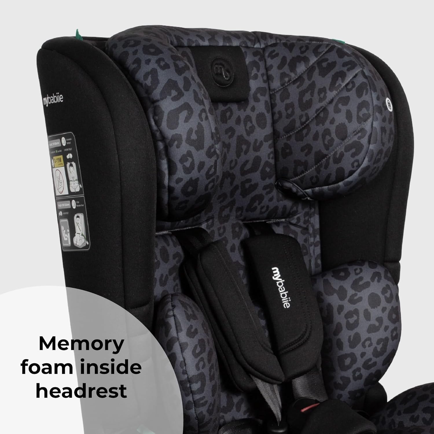 i-Size R129 Toddler to Booster Seat 5-Point Harness 76–150cm
