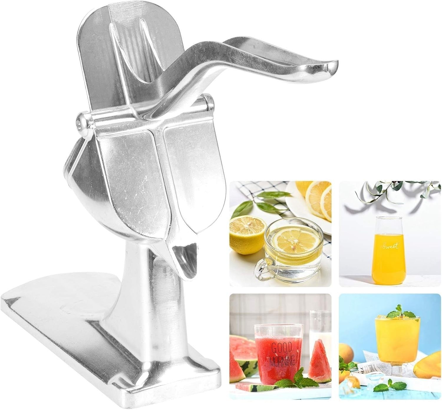 Manual Citrus Juicer Hand Press Aluminum Lemon Orange Lime Squeezer