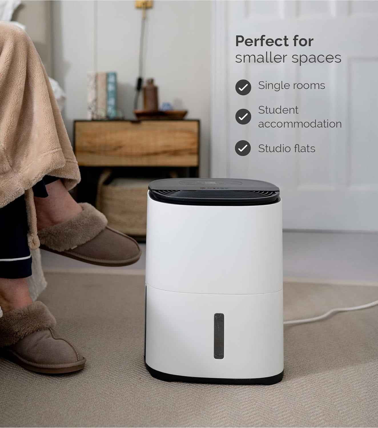 6L Dehumidifier HEPA Air Purifier Ultra Quiet 32dB Bedroom Flat