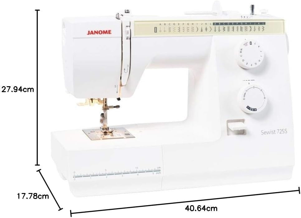 25 Stitch Sewing Machine One Step Buttonhole Needle Threader