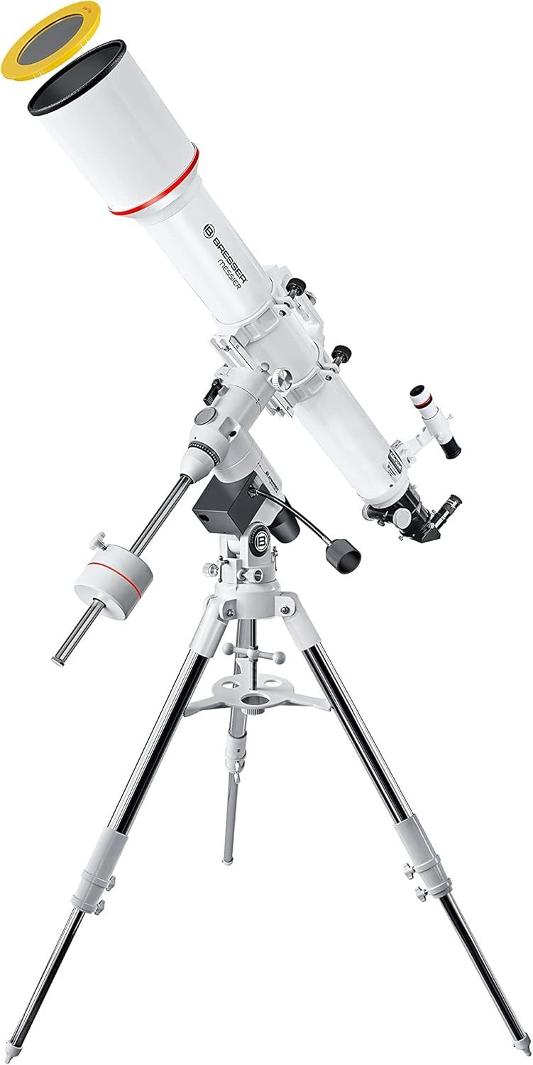 102mm f/9.8 Refractor Telescope 1000mm EQ Mount, Finder, Tripod
