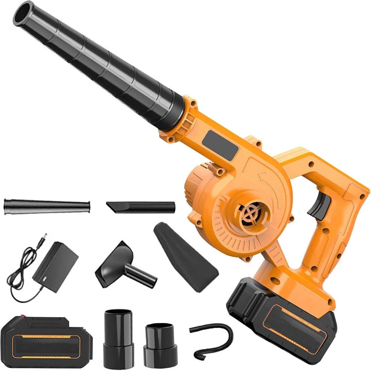 Cordless Leaf Blower 21V 550W Lightweight Handheld Garden Patio Cleaner