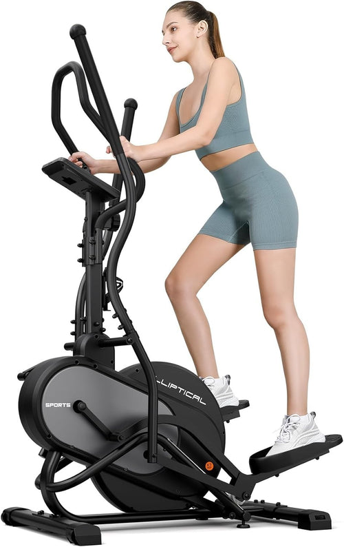 3-in-1 Elliptical Cross Trainer 16-Level Magnetic Resistance Home Gym