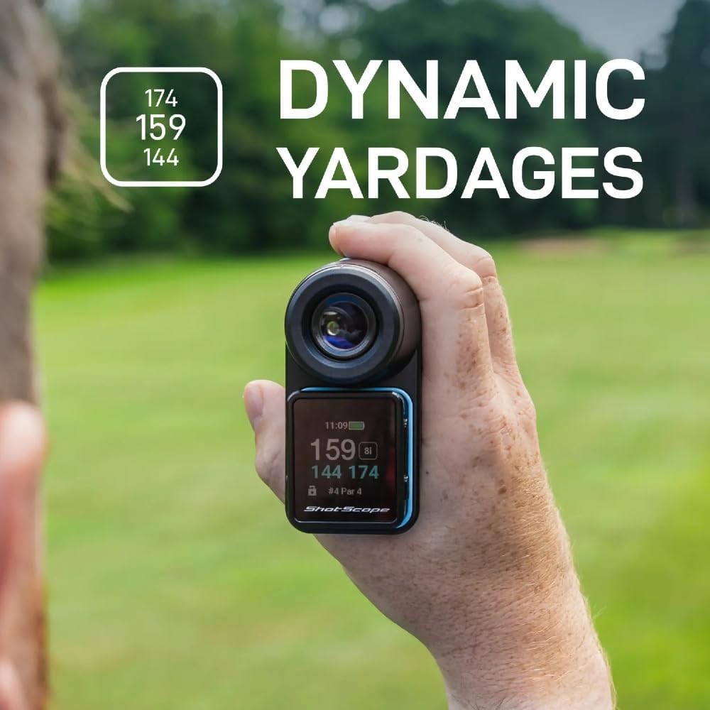 Golf Laser Rangefinder GPS Cart Magnet Slope Performance Tracking Pro