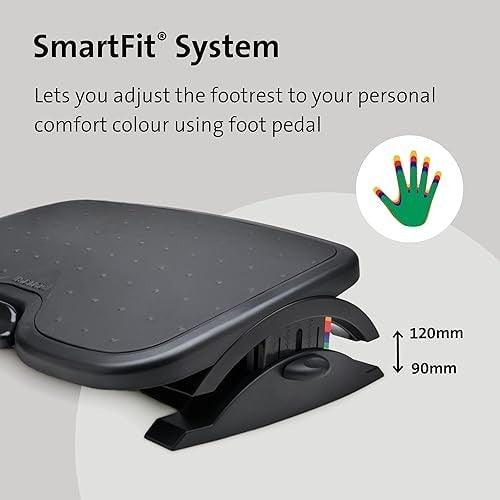 Under Desk Foot Rest Ergonomic Adjustable Tilt SmartFit Office Stool