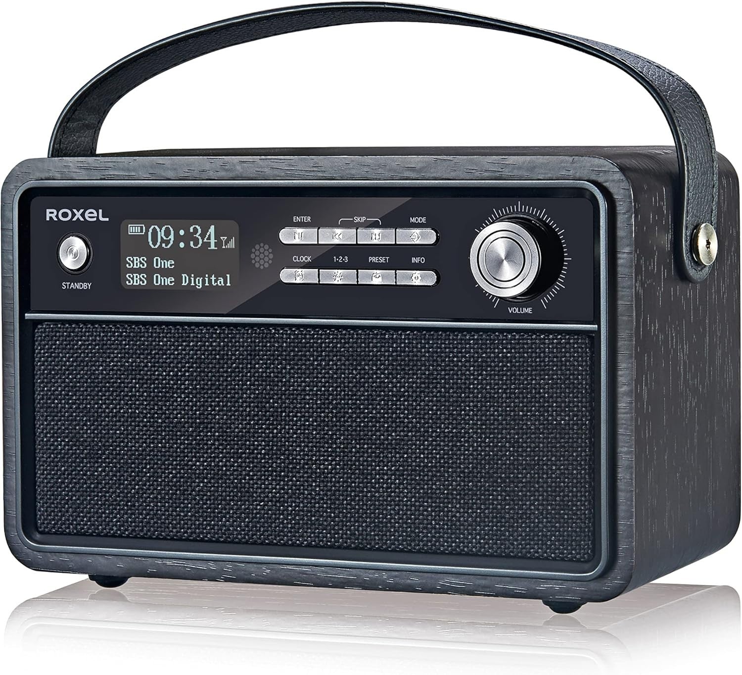 Retro DAB+/FM Bluetooth Wireless Alarm Clock Radio USB TF AUX