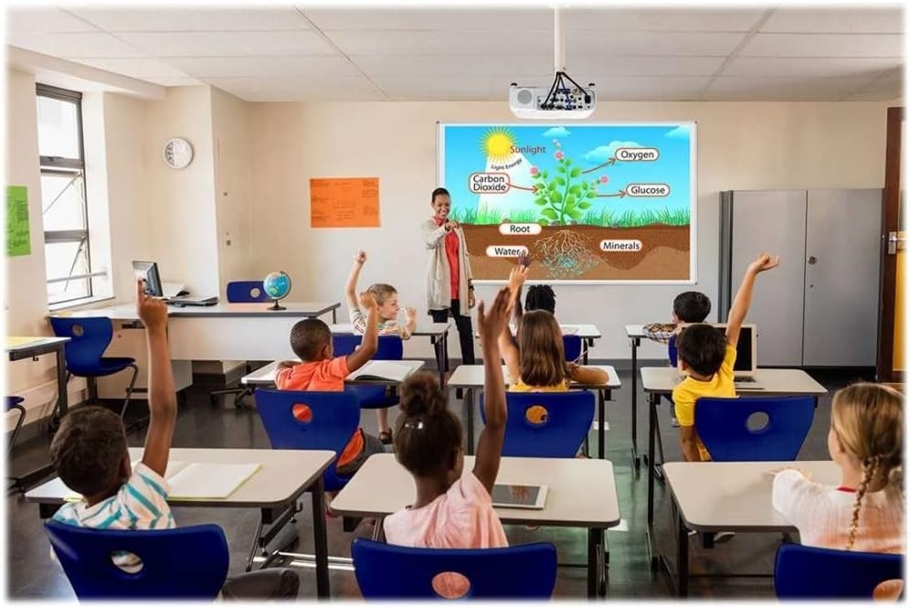 3600 ANSI 3LCD Projector XGA HDMI 1080P Classroom Office Ceiling Mount