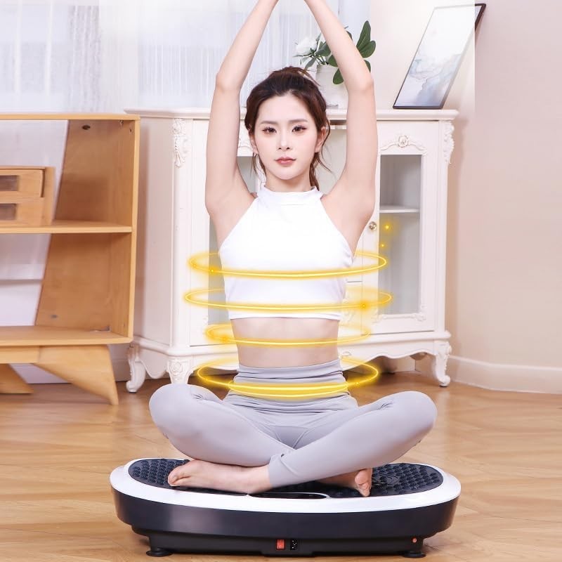 Indoor Vibration Fitness Platform Multi Level Quiet Home Trainer