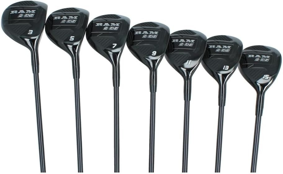 Mens Fairway Wood Set Right Hand Senior Flex Graphite Easy Launch