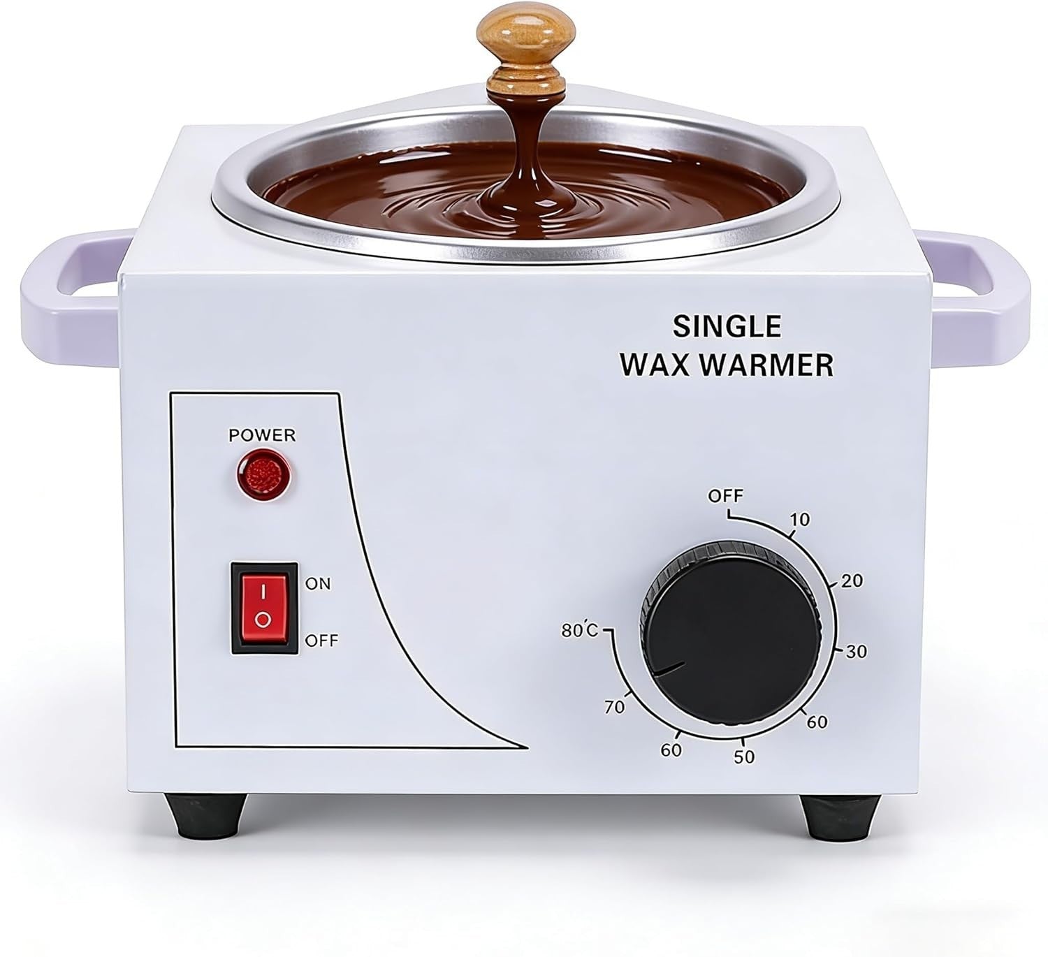 Electric Chocolate Melting Pot 600ml Fondue Warmer Temp Control