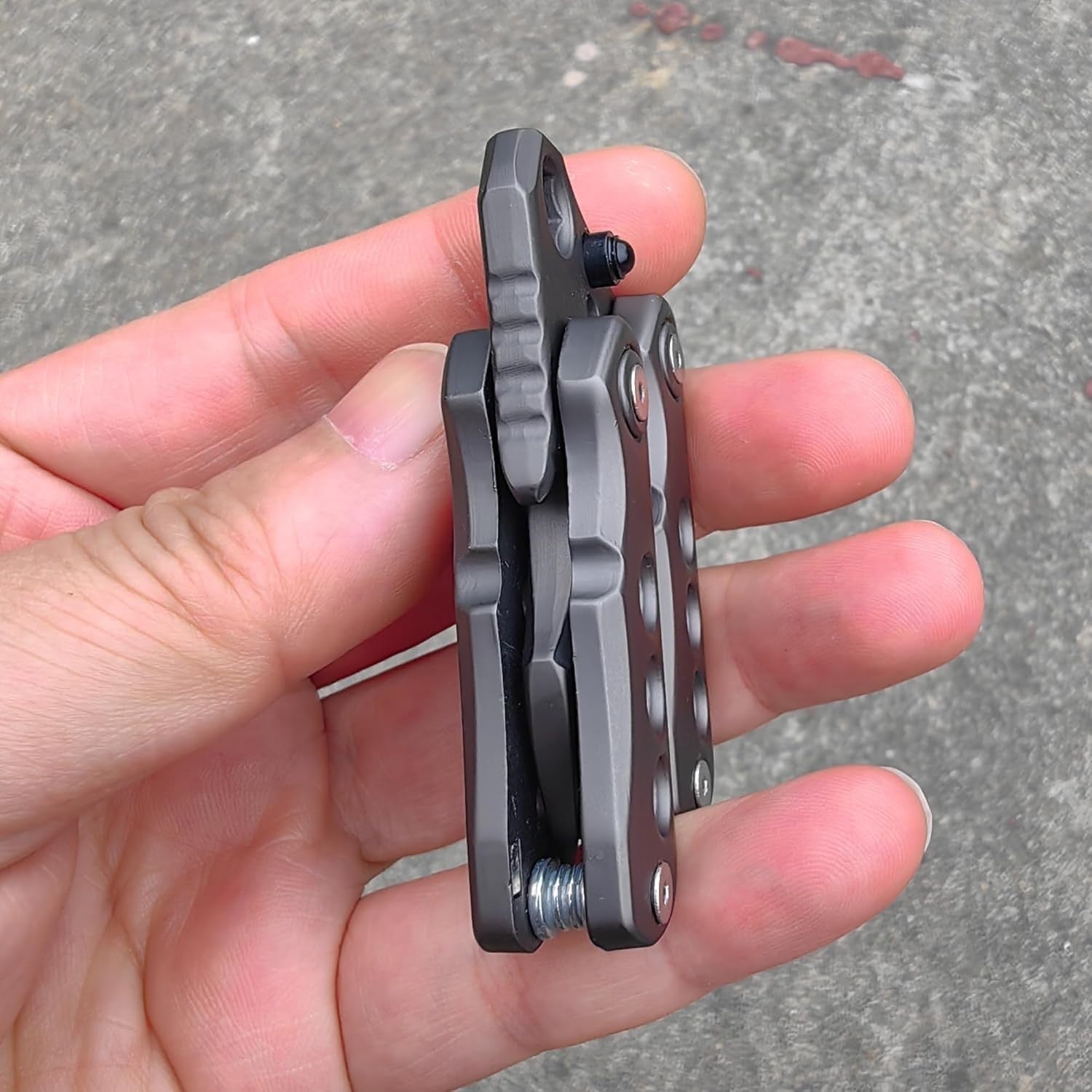 Metal Magnetic Fidget Slider EDC Crowbar Spinner Stress Relief Toy