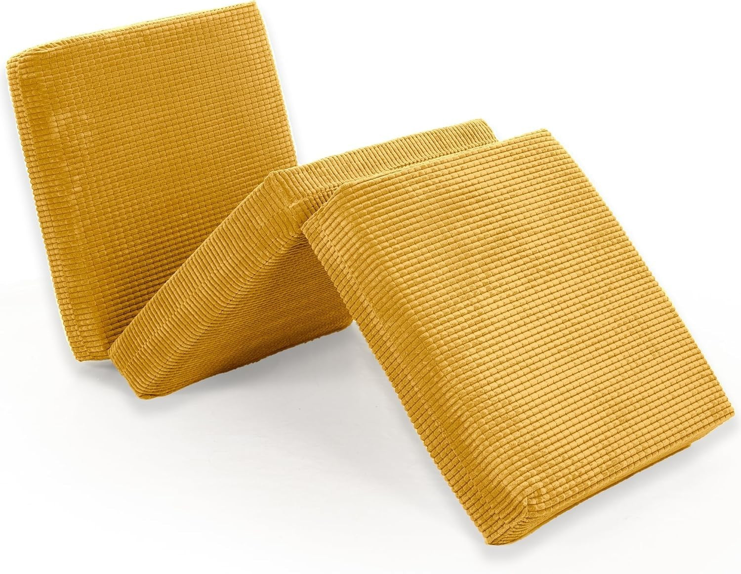 Z Bed Chair Futon Mattress Mustard Fold Out Single Sofa Bed Footstool Seat