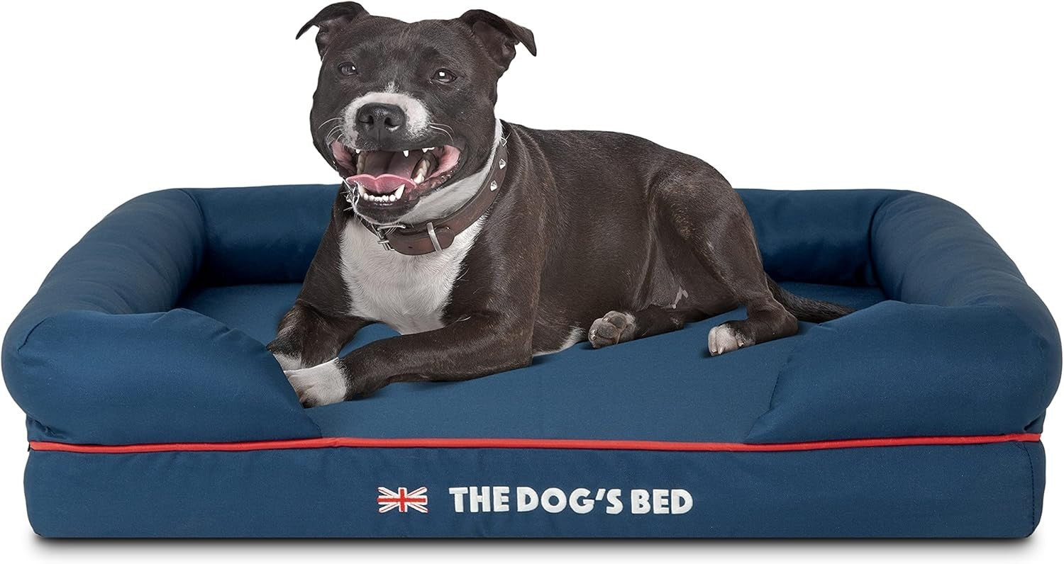 Orthopedic Memory Foam Dog Bed Medium Washable 77x60cm