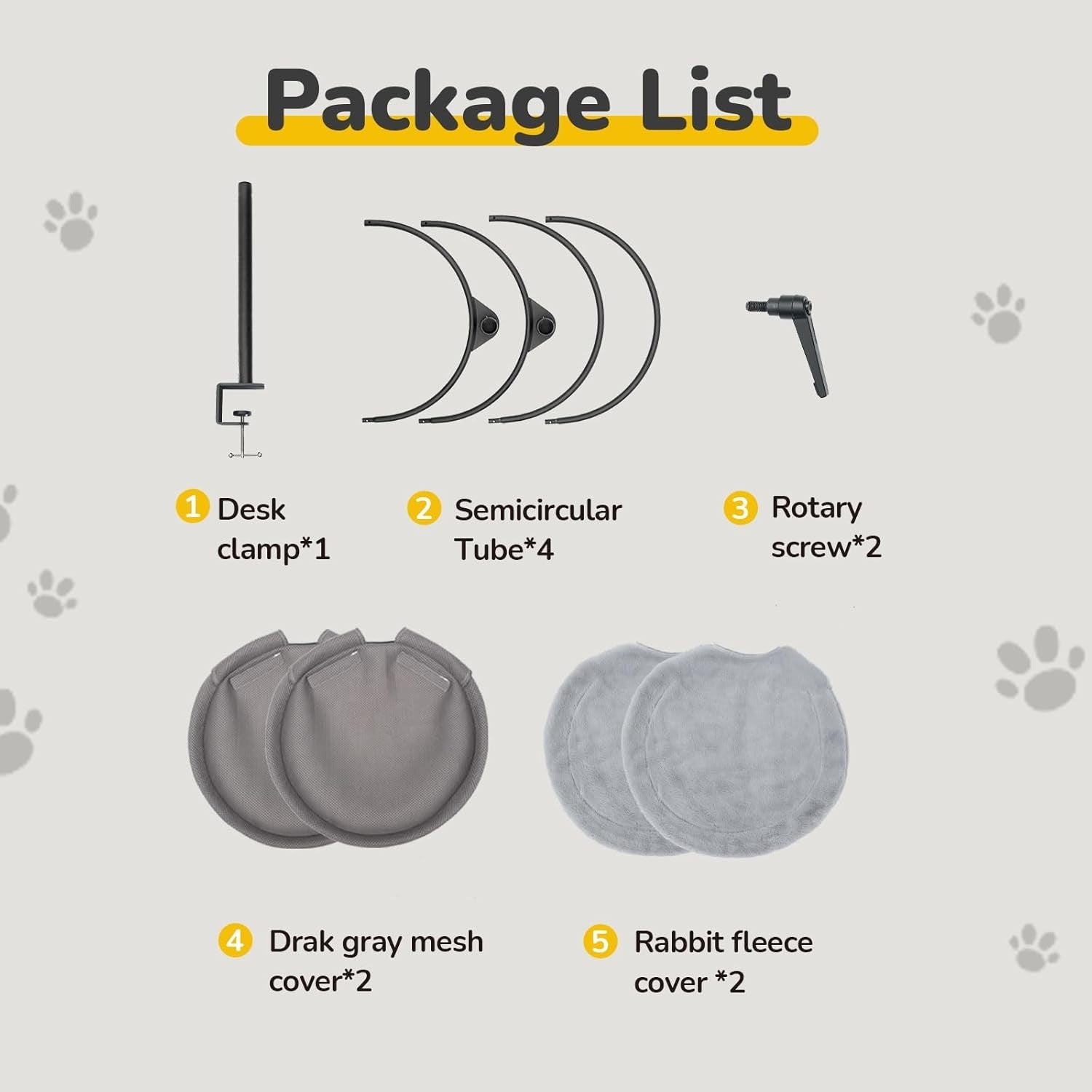 Double Layer Desk Cat Bed Rotating Cat Hammock for 2 Cats Adjustable