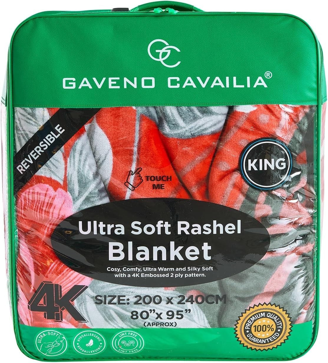 Royal Roses 4kg Sherpa Weighted Blanket 200x240cm King