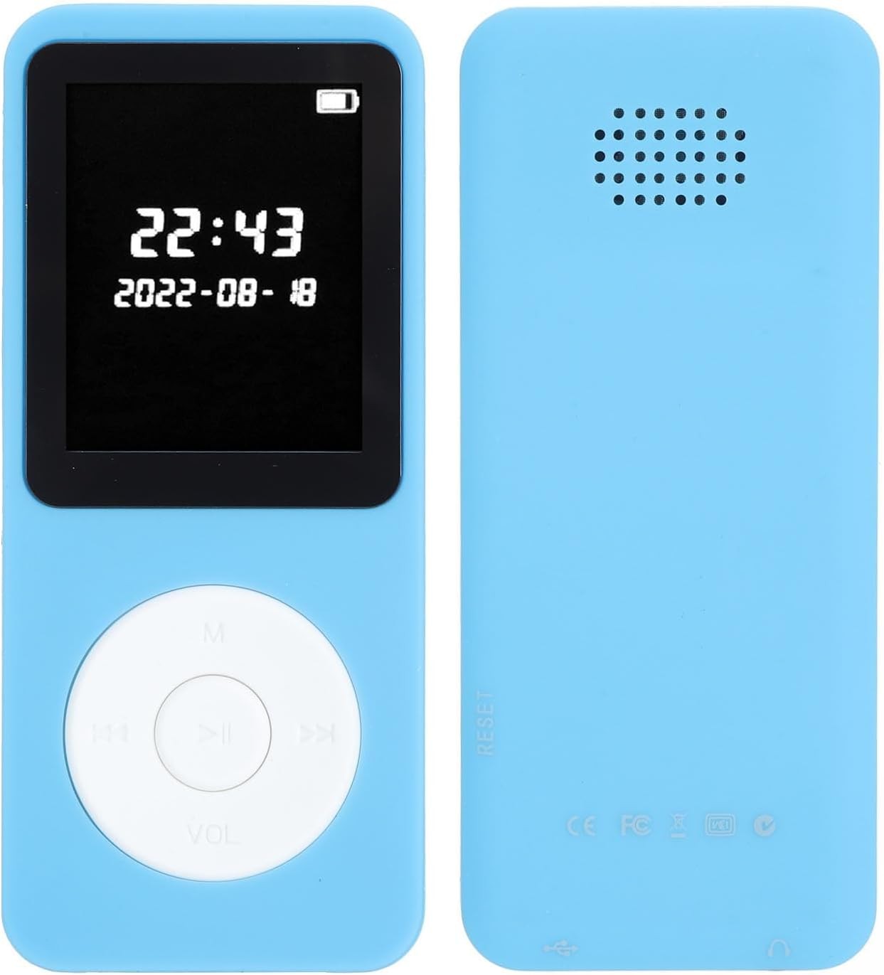 Bluetooth 5.0 8GB 1.77″ LCD MP3 Player for Kids w/ FM Radio & Recorder